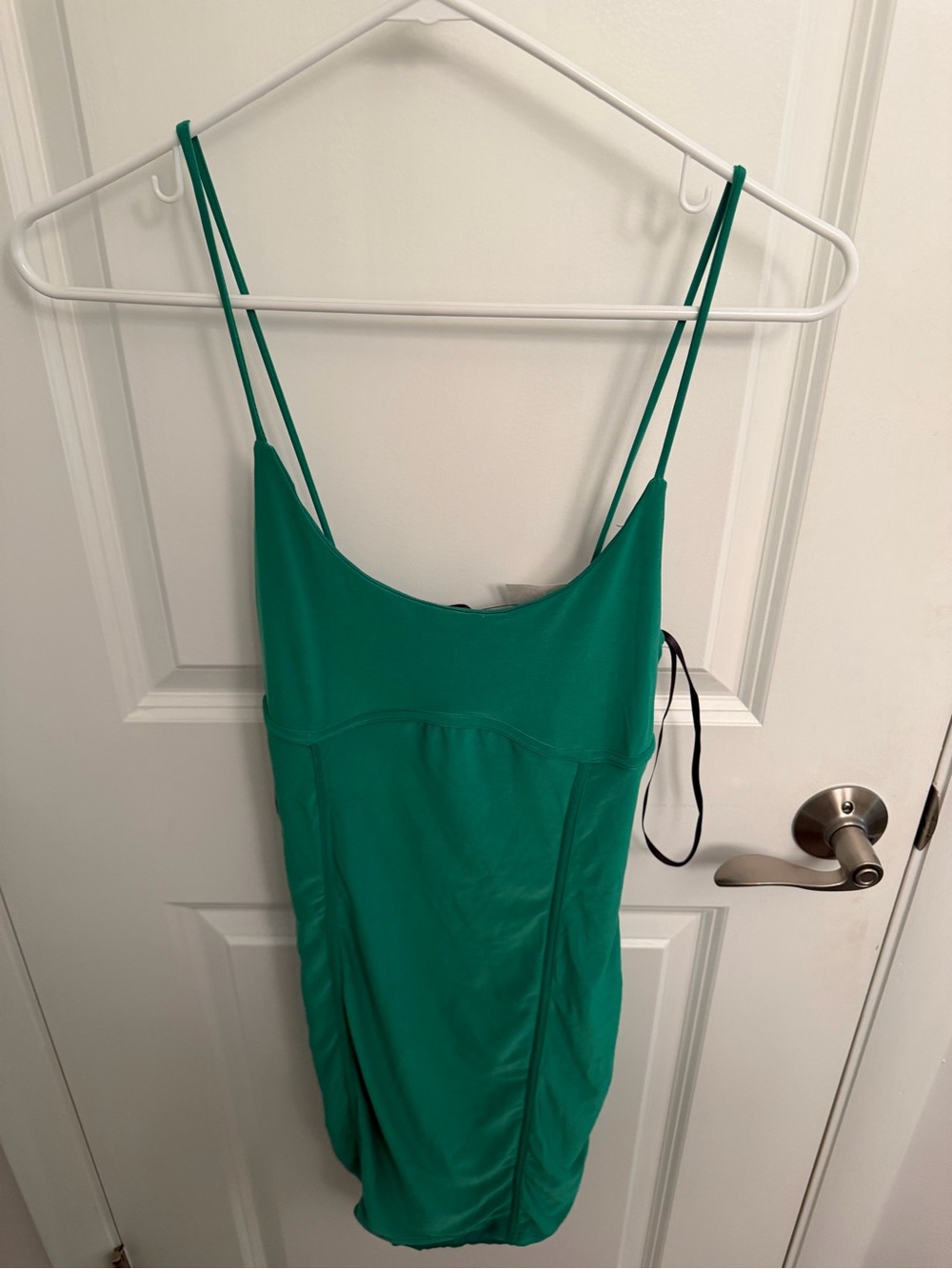 Women’s Green Spaghetti Strap Slip Dress